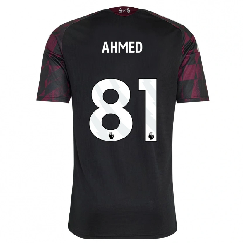Danxen Herren Karim Ahmed #81 Schwarz Weiß Violett Ausweichtrikot Trikot 2026/27 T-Shirt Schweiz
