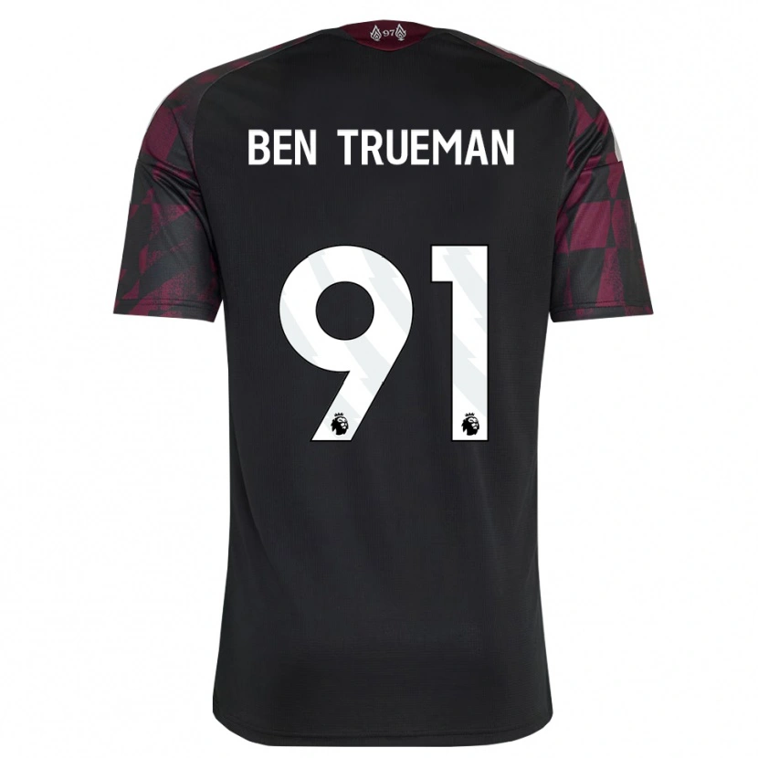 Danxen Herren Ben Trueman #91 Schwarz Weiß Violett Ausweichtrikot Trikot 2026/27 T-Shirt Schweiz