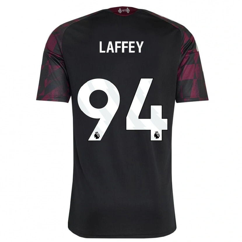 Danxen Herren Michael Laffey #94 Schwarz Weiß Violett Ausweichtrikot Trikot 2026/27 T-Shirt Schweiz
