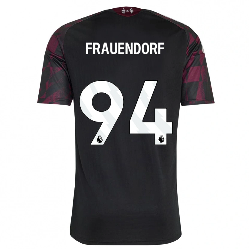 Danxen Herren Melkamu Frauendorf #94 Schwarz Weiß Violett Ausweichtrikot Trikot 2026/27 T-Shirt Schweiz