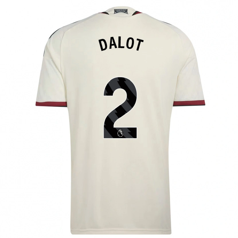 Danxen Herren Diogo Dalot #2 Beige Schwarz Rot Ausweichtrikot Trikot 2026/27 T-Shirt Schweiz
