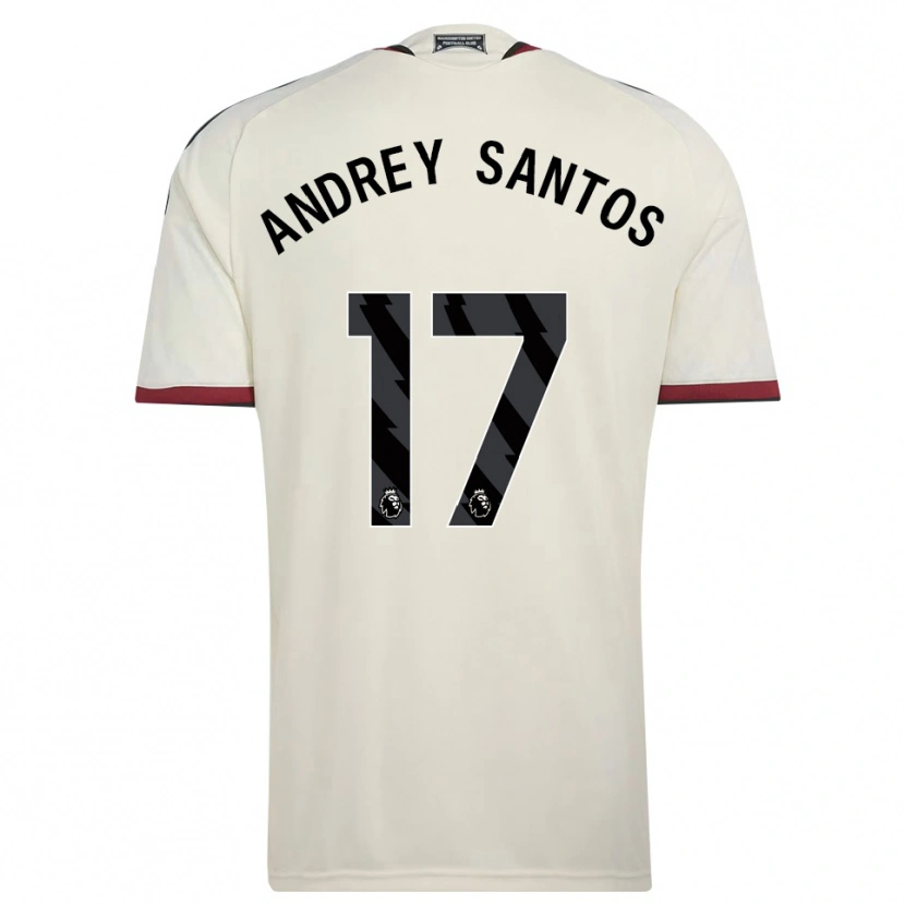 Danxen Herren Andrey Santos #17 Beige Schwarz Rot Ausweichtrikot Trikot 2026/27 T-Shirt Schweiz