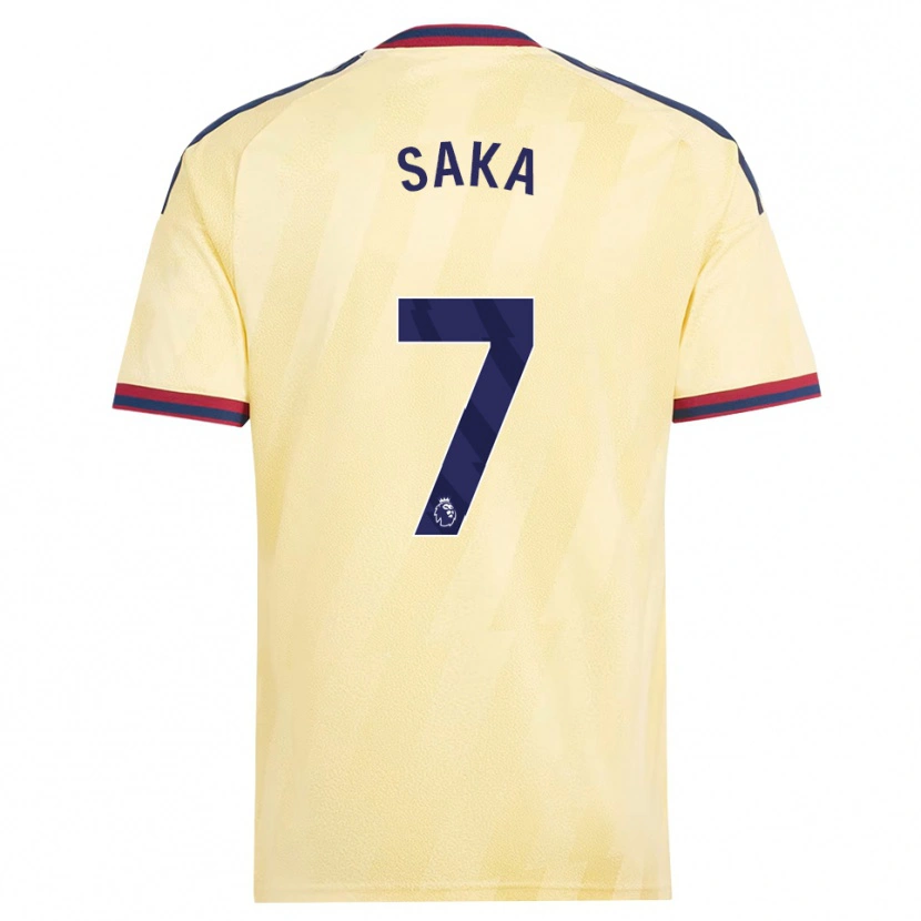 Danxen Herren Bukayo Saka #7 Hell Gelb Mitternachtsblau Ausweichtrikot Trikot 2026/27 T-Shirt Schweiz