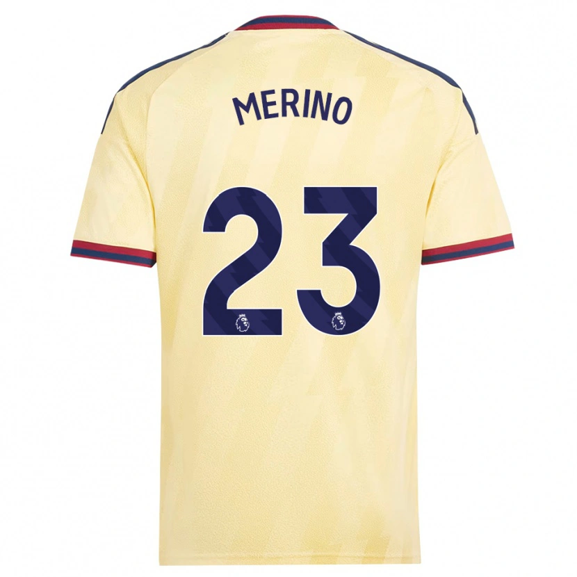 Danxen Herren Mikel Merino #23 Hell Gelb Mitternachtsblau Ausweichtrikot Trikot 2026/27 T-Shirt Schweiz