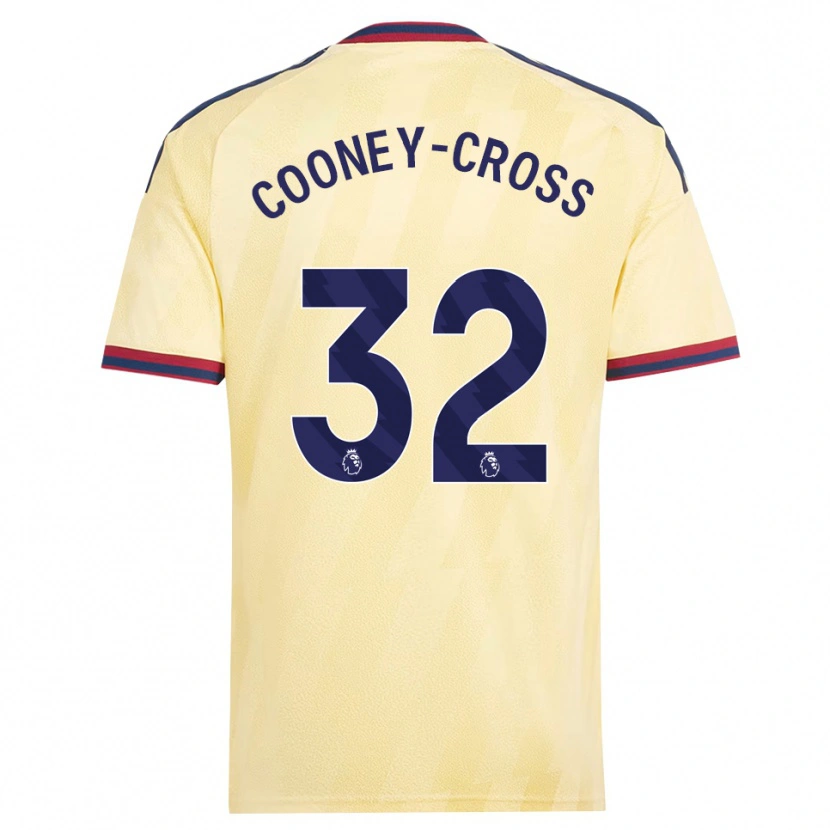 Danxen Herren Kyra Cooney-Cross #32 Hell Gelb Mitternachtsblau Ausweichtrikot Trikot 2026/27 T-Shirt Schweiz