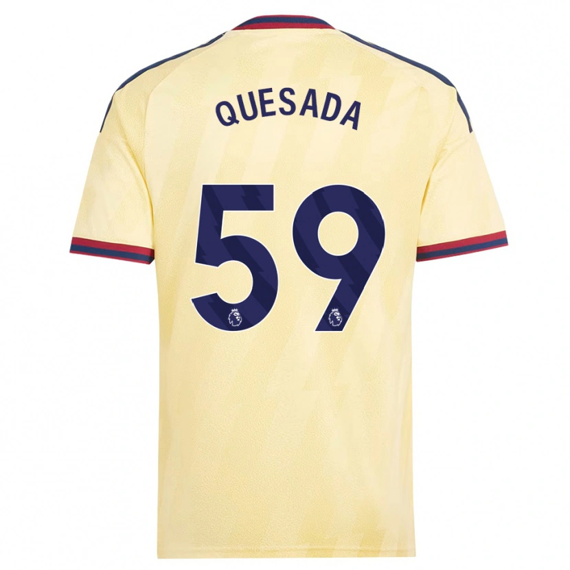 Danxen Herren Elián Quesada #59 Hell Gelb Mitternachtsblau Ausweichtrikot Trikot 2026/27 T-Shirt Schweiz