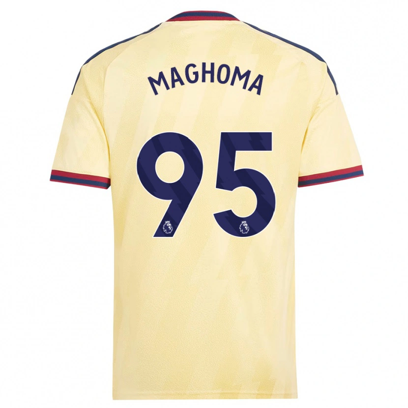 Danxen Herren Jaden Maghoma #95 Hell Gelb Mitternachtsblau Ausweichtrikot Trikot 2026/27 T-Shirt Schweiz