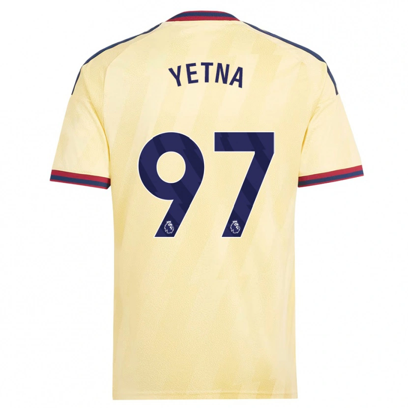 Danxen Herren Mikael Yetna #97 Hell Gelb Mitternachtsblau Ausweichtrikot Trikot 2026/27 T-Shirt Schweiz