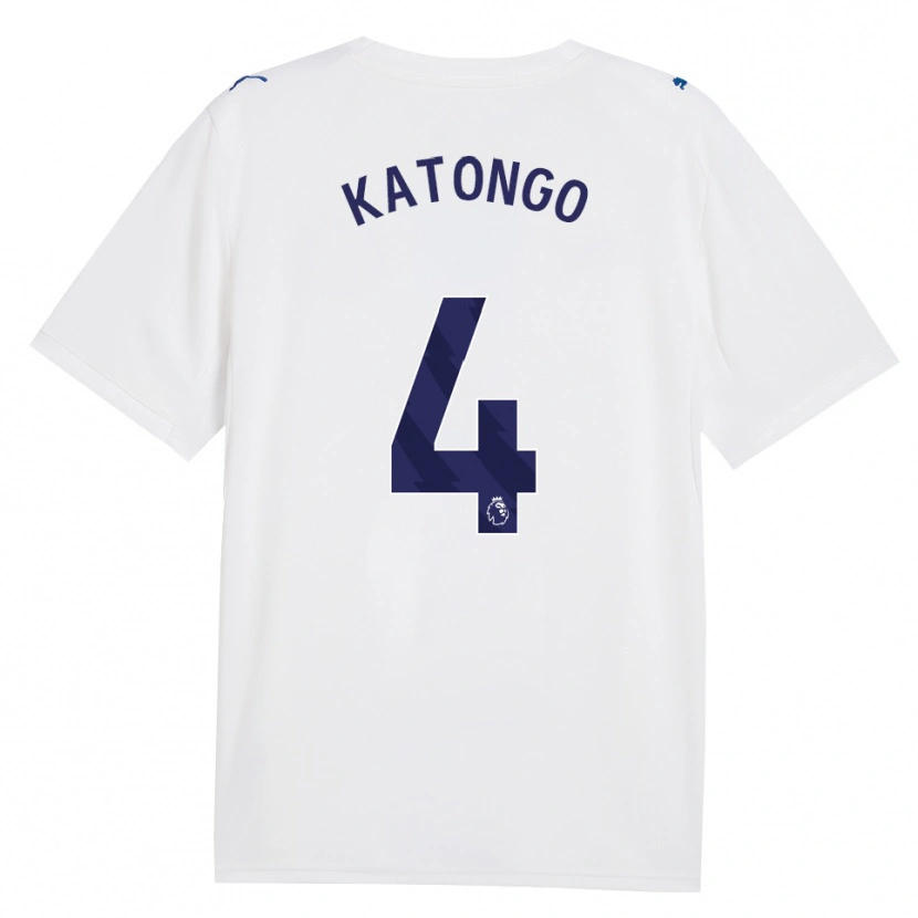 Danxen Herren Jadel Katongo #4 Marineweiß Ausweichtrikot Trikot 2026/27 T-Shirt Schweiz