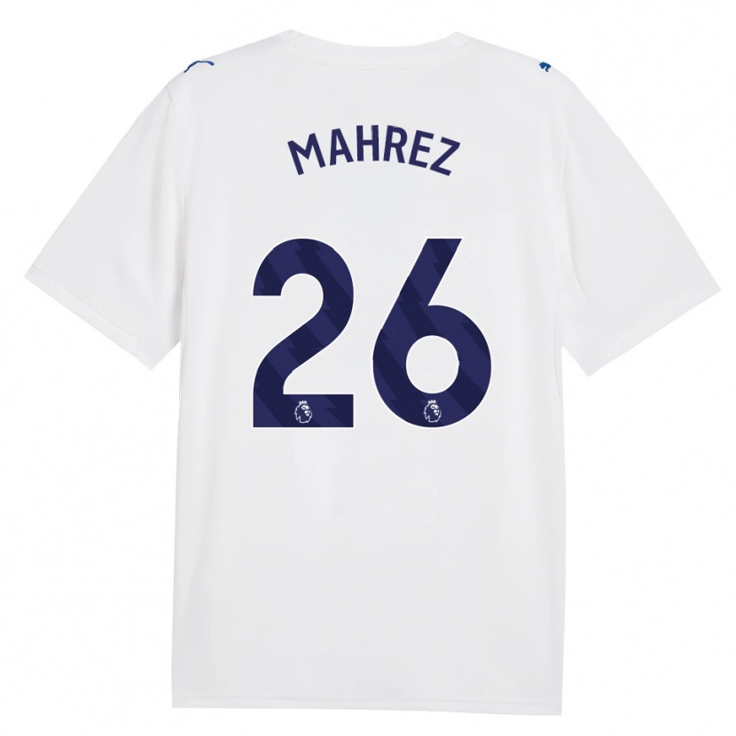 Danxen Herren Riyad Mahrez #26 Marineweiß Ausweichtrikot Trikot 2026/27 T-Shirt Schweiz