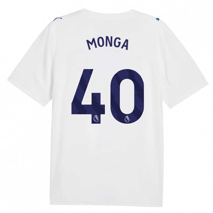 Danxen Herren Jeremy Monga #40 Marineweiß Ausweichtrikot Trikot 2026/27 T-Shirt Schweiz