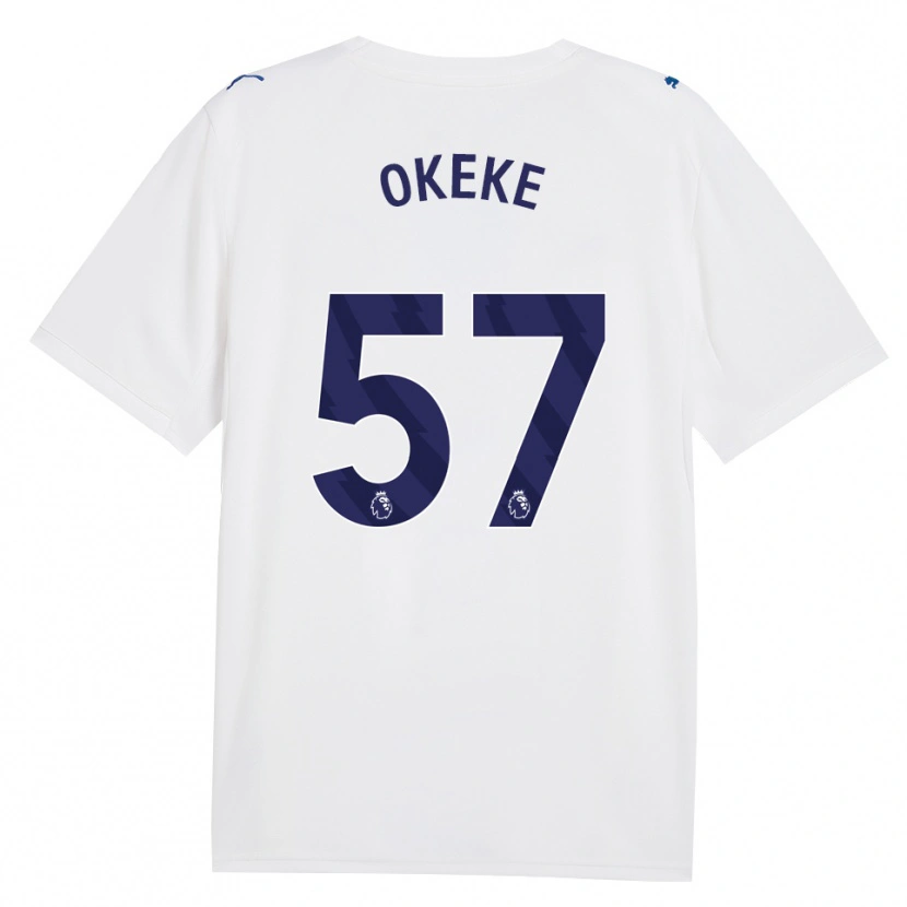 Danxen Herren Michael Okeke #57 Marineweiß Ausweichtrikot Trikot 2026/27 T-Shirt Schweiz