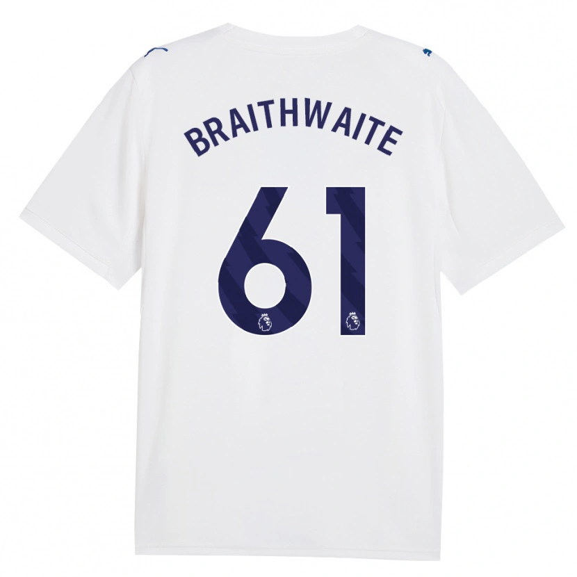 Danxen Herren Kaden Braithwaite #61 Marineweiß Ausweichtrikot Trikot 2026/27 T-Shirt Schweiz