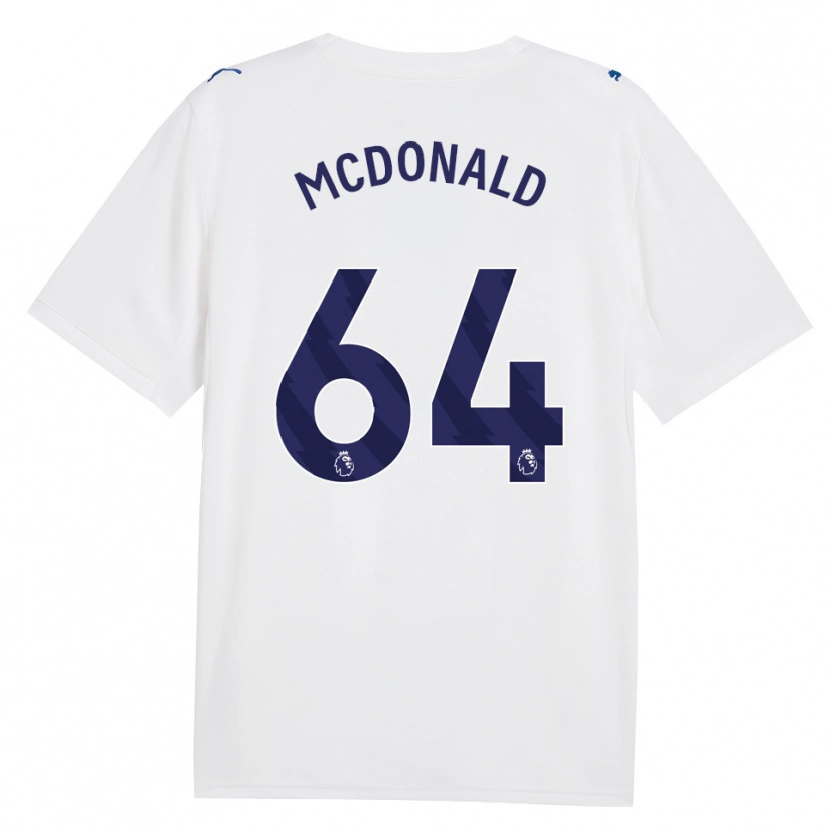 Danxen Herren Rowan Mcdonald #64 Marineweiß Ausweichtrikot Trikot 2026/27 T-Shirt Schweiz
