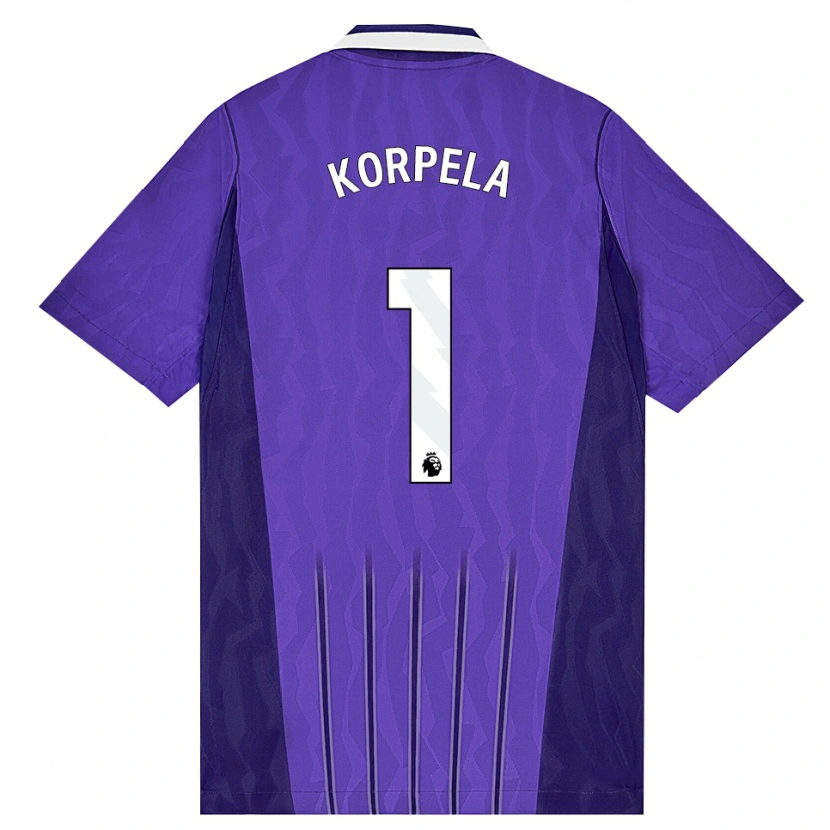 Danxen Herren Tinja-Riikka Korpela #1 Violett Weiß Ausweichtrikot Trikot 2026/27 T-Shirt Schweiz