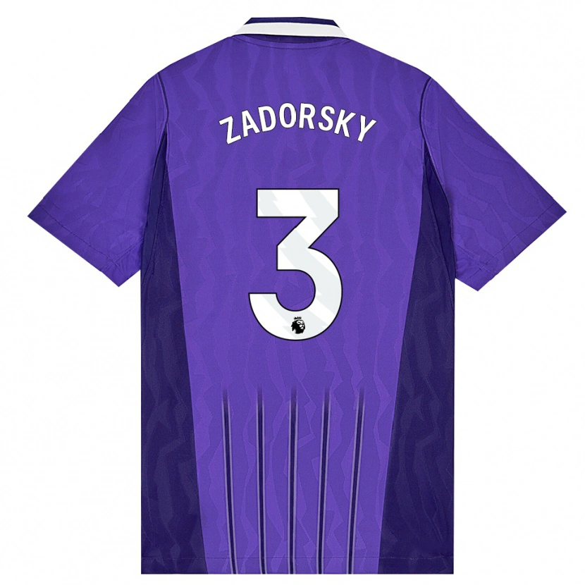 Danxen Herren Shelina Zadorsky #3 Violett Weiß Ausweichtrikot Trikot 2026/27 T-Shirt Schweiz