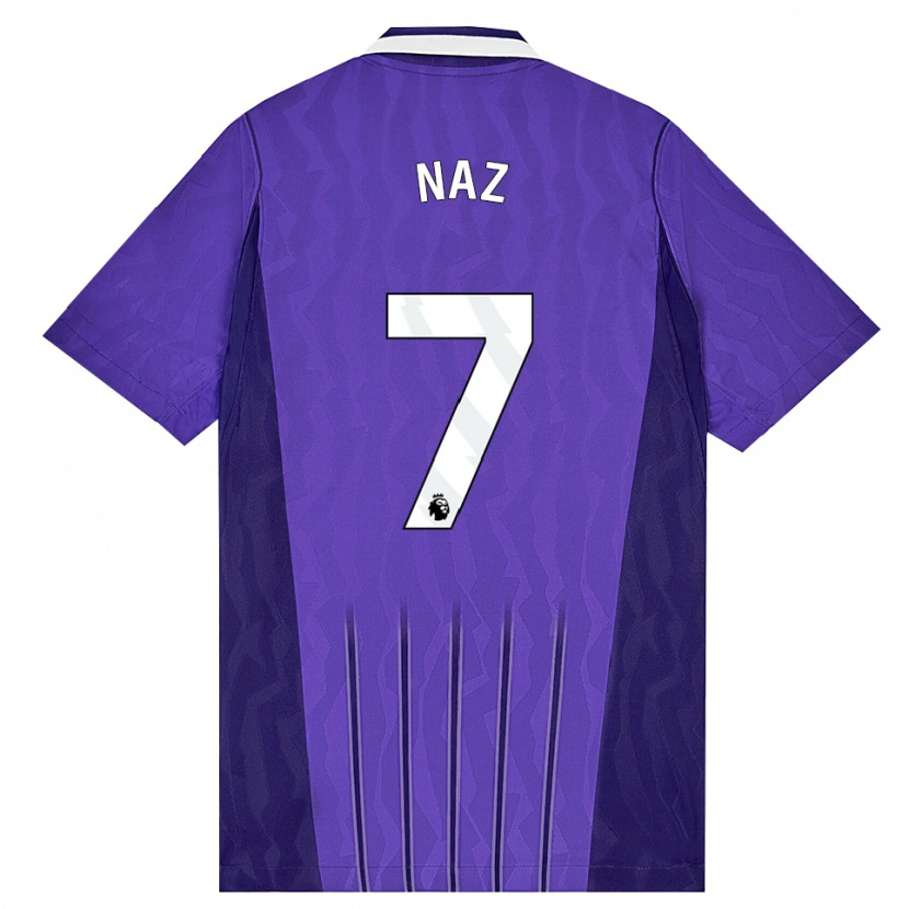 Danxen Herren Jessica Naz #7 Violett Weiß Ausweichtrikot Trikot 2026/27 T-Shirt Schweiz