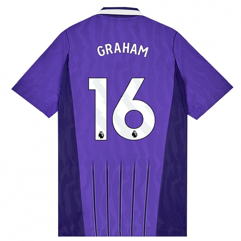 Danxen Herren Kit Graham #16 Violett Weiß Ausweichtrikot Trikot 2026/27 T-Shirt Schweiz