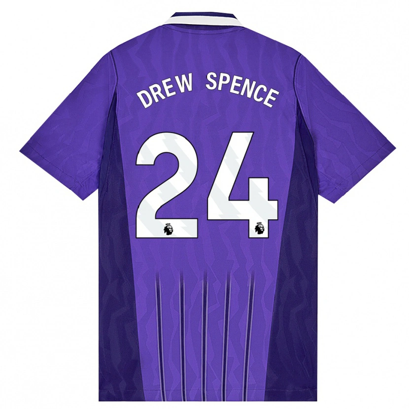 Danxen Herren Drew Spence #24 Violett Weiß Ausweichtrikot Trikot 2026/27 T-Shirt Schweiz