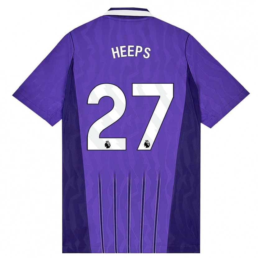 Danxen Herren Eleanor Heeps #27 Violett Weiß Ausweichtrikot Trikot 2026/27 T-Shirt Schweiz