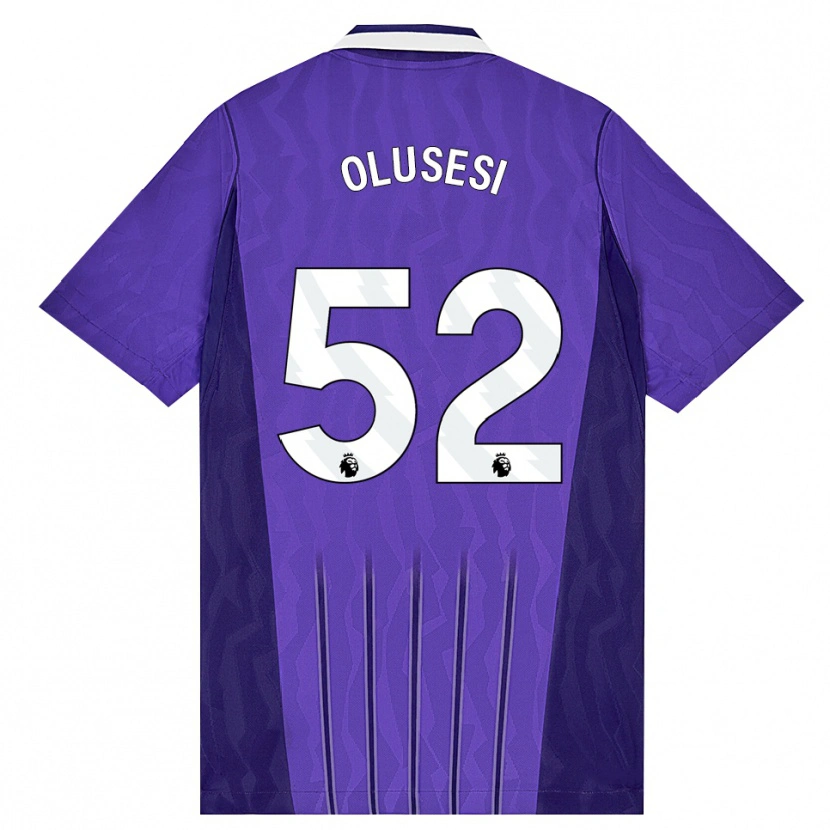 Danxen Herren Callum Olusesi #52 Violett Weiß Ausweichtrikot Trikot 2026/27 T-Shirt Schweiz