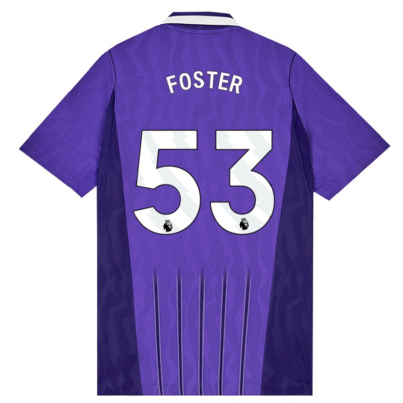 Danxen Herren Brooklyn Lyons Foster #53 Violett Weiß Ausweichtrikot Trikot 2026/27 T-Shirt Schweiz