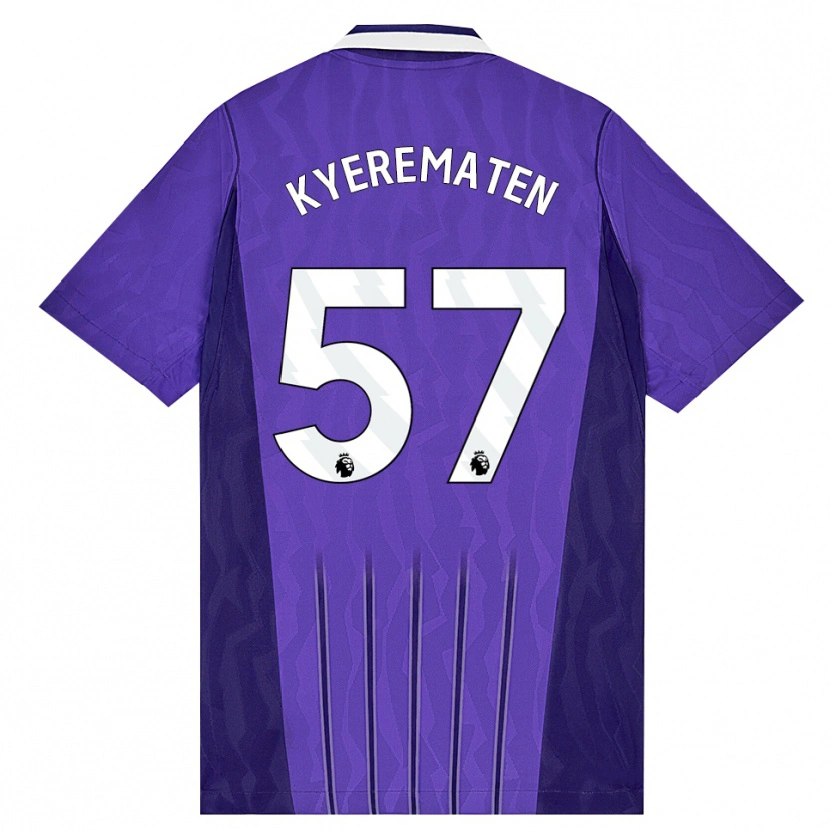 Danxen Herren Rio Kyerematen #57 Violett Weiß Ausweichtrikot Trikot 2026/27 T-Shirt Schweiz
