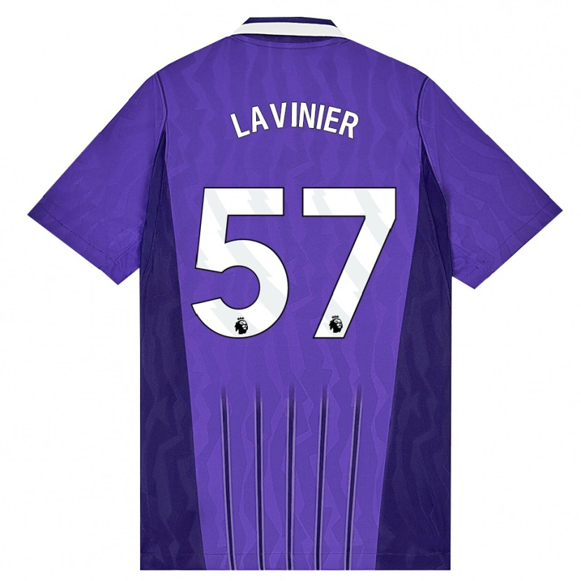 Danxen Herren Marcel Lavinier #57 Violett Weiß Ausweichtrikot Trikot 2026/27 T-Shirt Schweiz