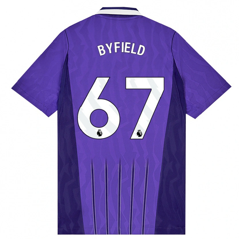 Danxen Herren Jun'ai Byfield #67 Violett Weiß Ausweichtrikot Trikot 2026/27 T-Shirt Schweiz