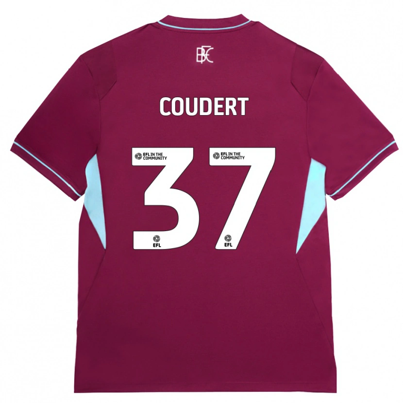 Danxen Herren Grégoire Coudert #37 Burgund Grün Heimtrikot Trikot 2026/27 T-Shirt Schweiz