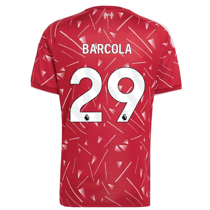 Danxen Herren Bradley Barcola #29 Weiß Rot Heimtrikot Trikot 2026/27 T-Shirt Schweiz