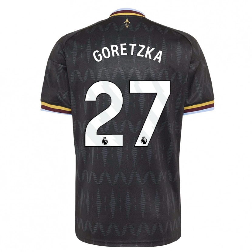 Danxen Herren Leon Goretzka #27 Kornblumenblau Schwarz Gelb Auswärtstrikot Trikot 2026/27 T-Shirt Schweiz