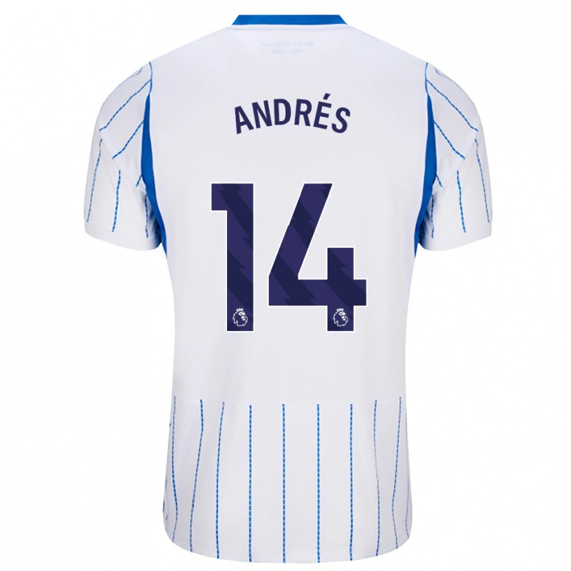 Danxen Herren Chema Andrés #14 Himmelblau Weiß Auswärtstrikot Trikot 2026/27 T-Shirt Schweiz