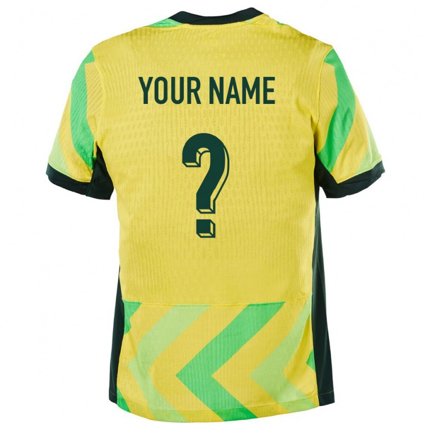 Danxen Kinder Australien Ihren Namen #0 Golden Heimtrikot Trikot 24-26 T-Shirt Schweiz