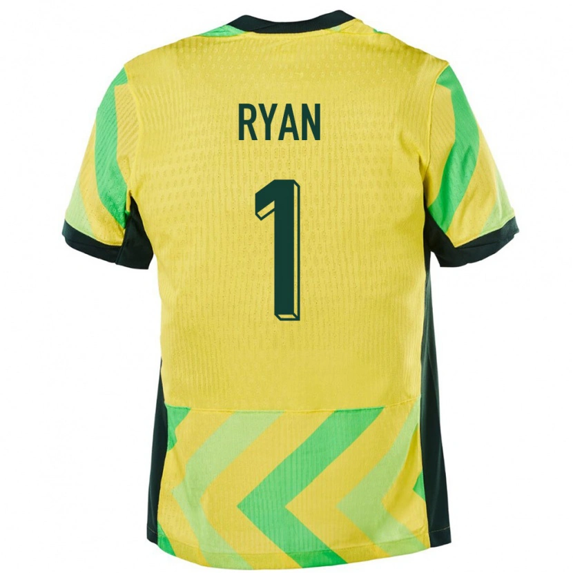 Danxen Kinder Australien Mathew Ryan #1 Golden Heimtrikot Trikot 24-26 T-Shirt Schweiz