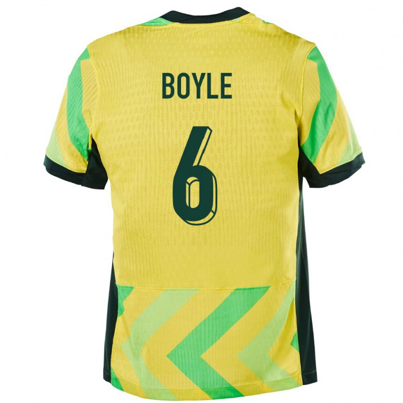 Danxen Kinder Australien Martin Boyle #6 Golden Heimtrikot Trikot 24-26 T-Shirt Schweiz