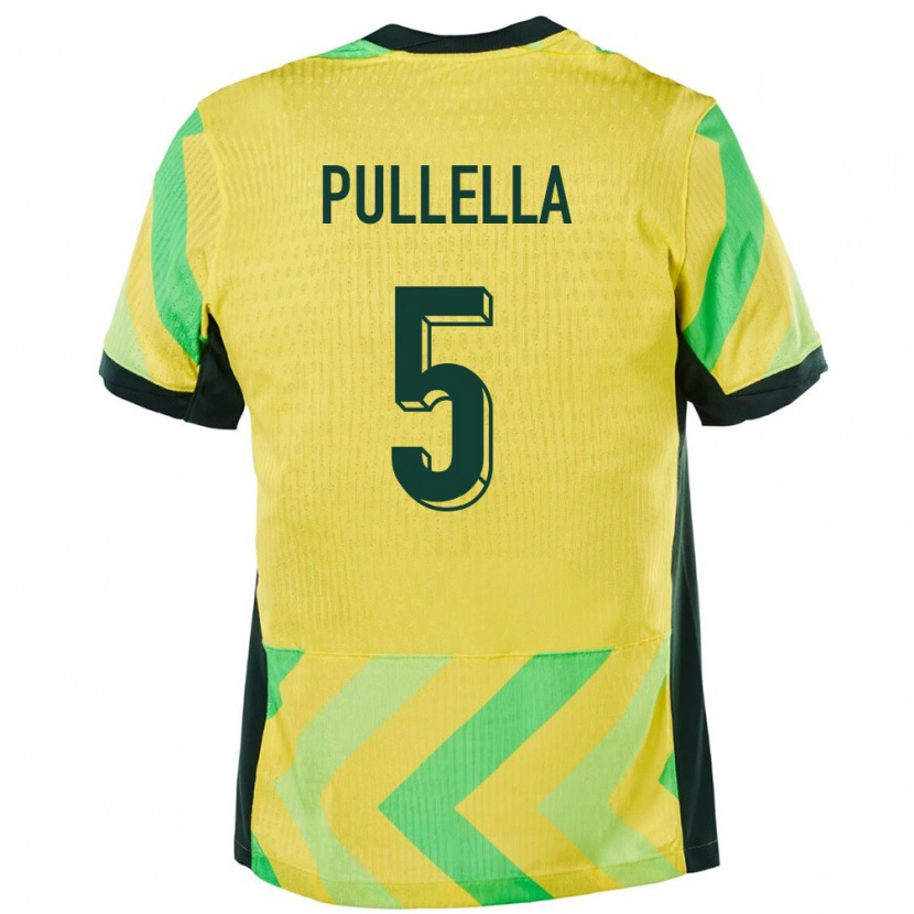 Danxen Kinder Australien Christian Pullella #5 Golden Heimtrikot Trikot 24-26 T-Shirt Schweiz