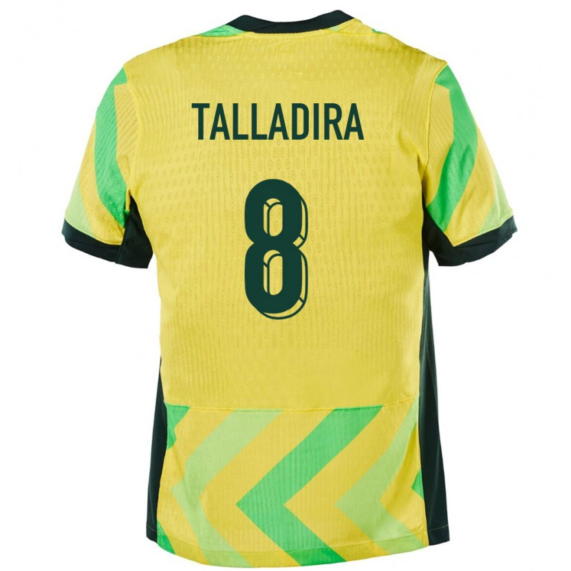 Danxen Kinder Australien Fabian Talladira #8 Golden Heimtrikot Trikot 24-26 T-Shirt Schweiz