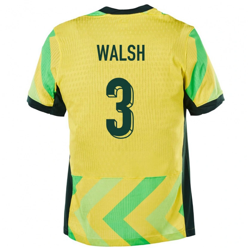 Danxen Kinder Australien Daniel Walsh #3 Golden Heimtrikot Trikot 24-26 T-Shirt Schweiz