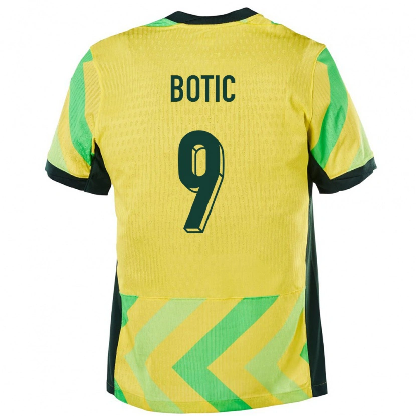 Danxen Kinder Australien Noah Botic #9 Golden Heimtrikot Trikot 24-26 T-Shirt Schweiz