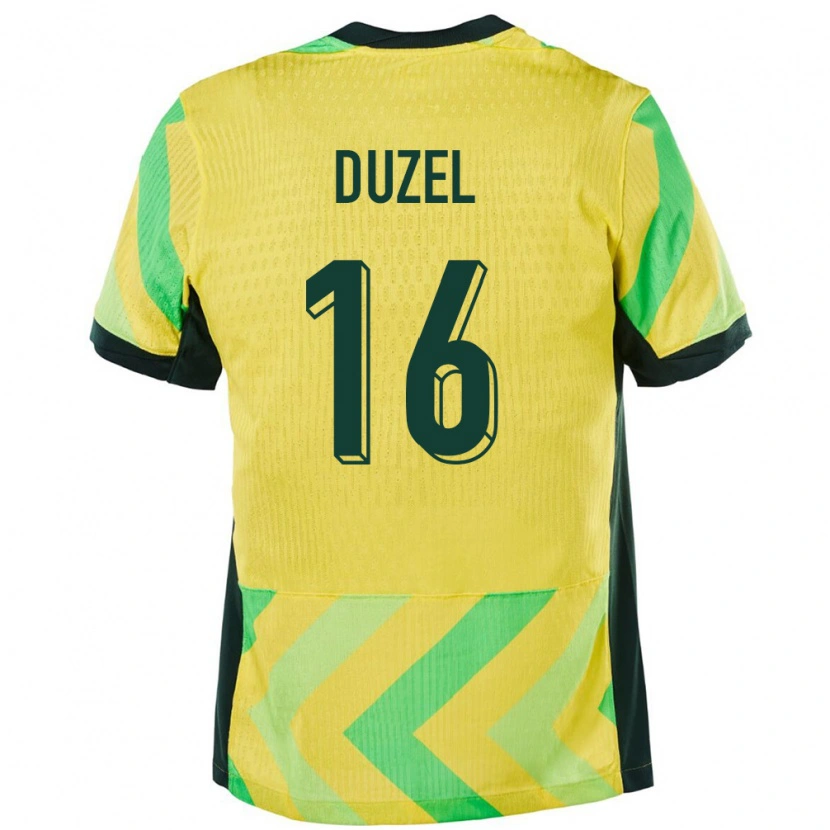 Danxen Kinder Australien Luke Duzel #16 Golden Heimtrikot Trikot 24-26 T-Shirt Schweiz