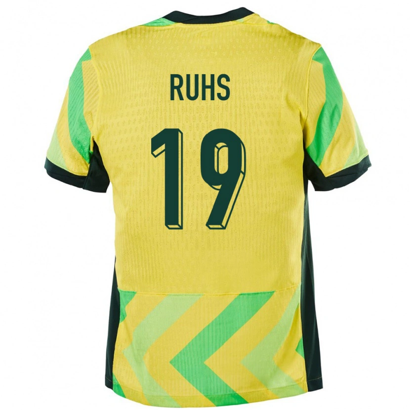 Danxen Kinder Australien Michael Ruhs #19 Golden Heimtrikot Trikot 24-26 T-Shirt Schweiz