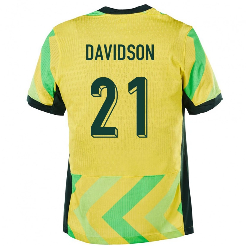 Danxen Kinder Australien Jason Davidson #21 Golden Heimtrikot Trikot 24-26 T-Shirt Schweiz