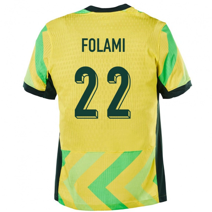 Danxen Kinder Australien Ben Folami #22 Golden Heimtrikot Trikot 24-26 T-Shirt Schweiz