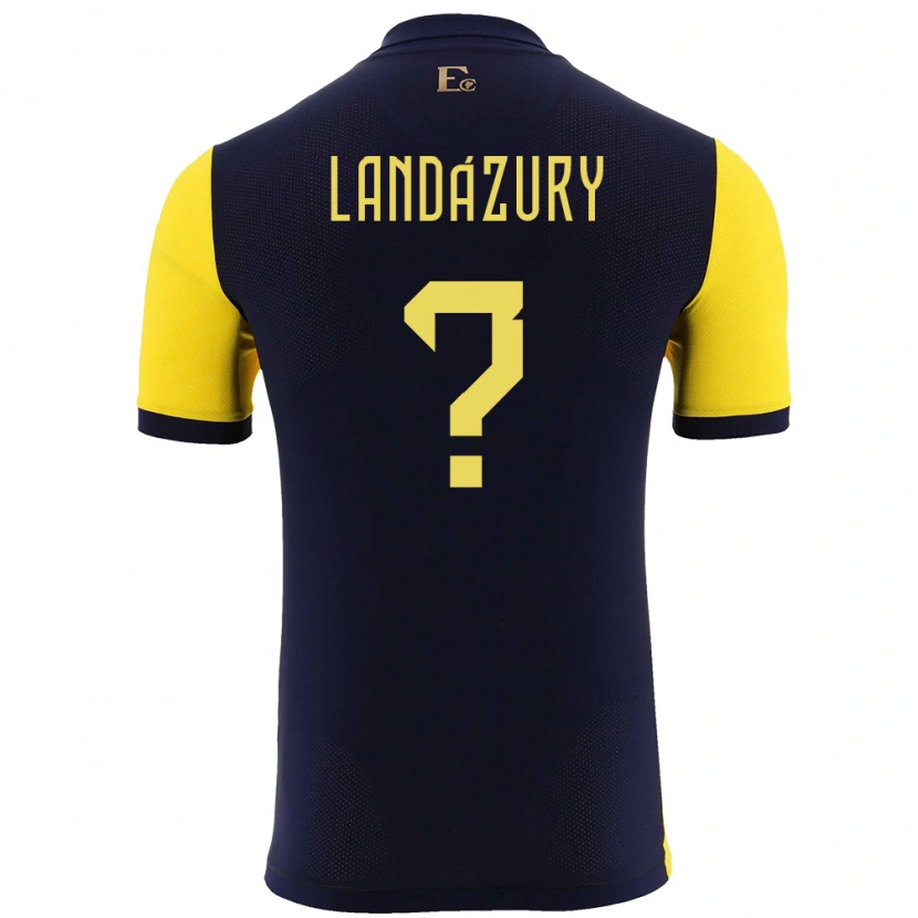 Danxen Kinder Ecuador Jackson Landázury #0 Gelb Heimtrikot Trikot 24-26 T-Shirt Schweiz