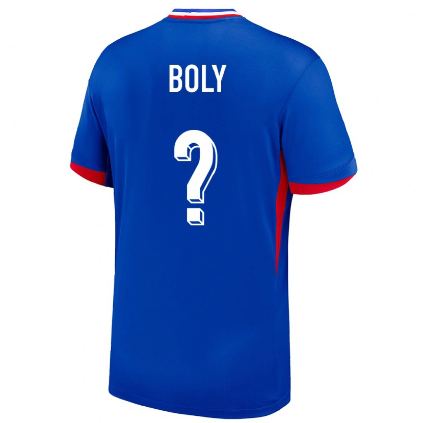 Danxen Kinder Frankreich David Boly #0 Blau Heimtrikot Trikot 24-26 T-Shirt Schweiz