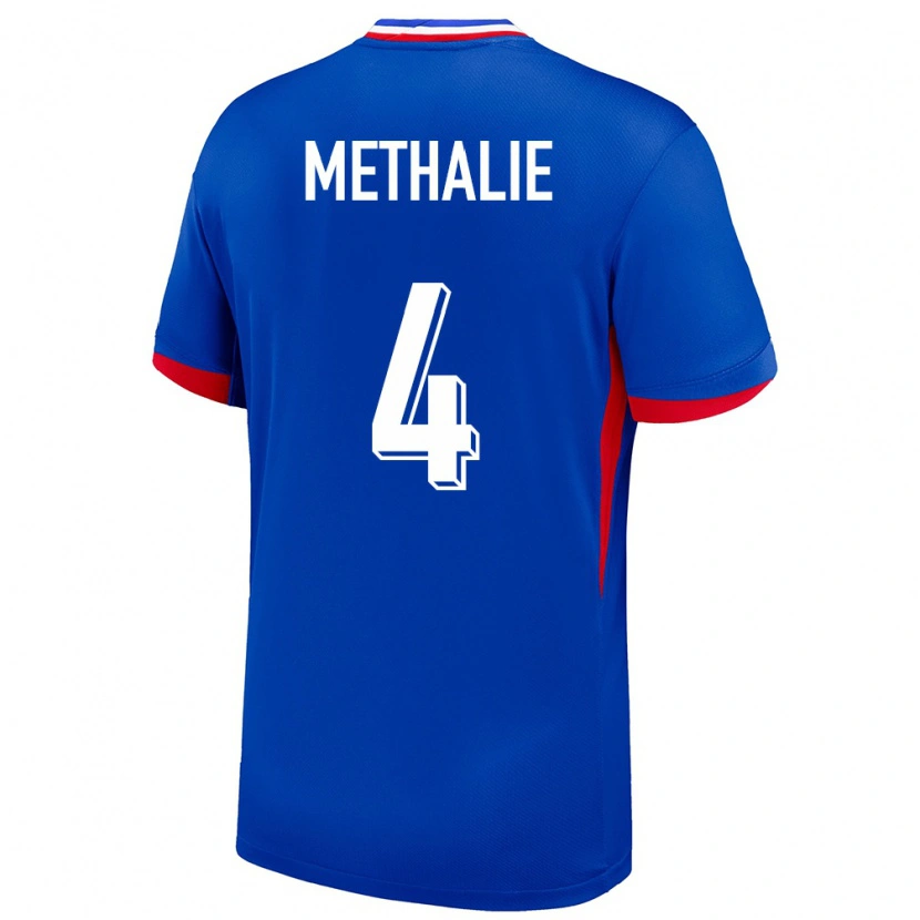Danxen Kinder Frankreich Dayann Methalie #4 Blau Heimtrikot Trikot 24-26 T-Shirt Schweiz