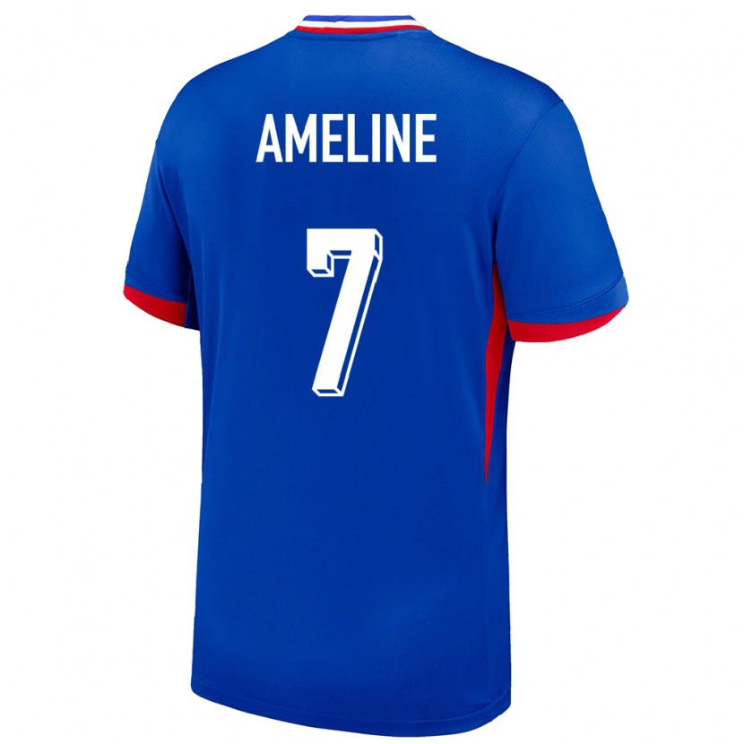 Danxen Kinder Frankreich Soan Ameline #7 Blau Heimtrikot Trikot 24-26 T-Shirt Schweiz