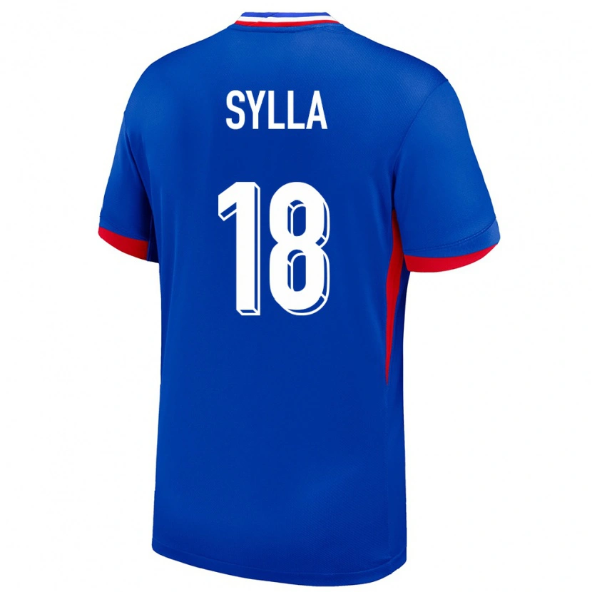 Danxen Kinder Frankreich Fodé Sylla #18 Blau Heimtrikot Trikot 24-26 T-Shirt Schweiz