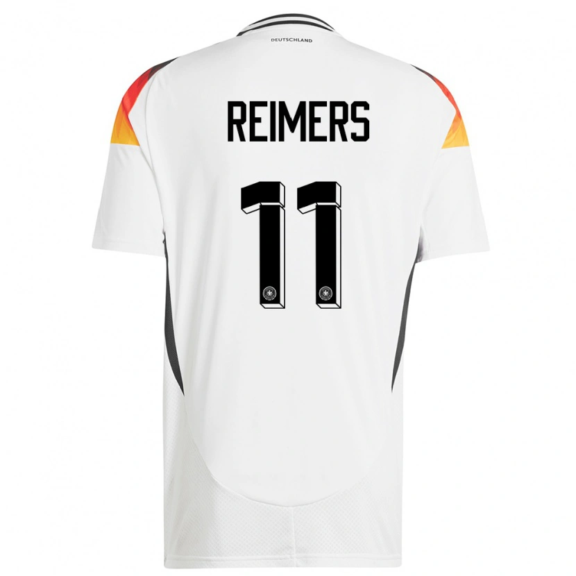 Danxen Kinder Deutschland Moritz Reimers #11 Weiß Heimtrikot Trikot 24-26 T-Shirt Schweiz